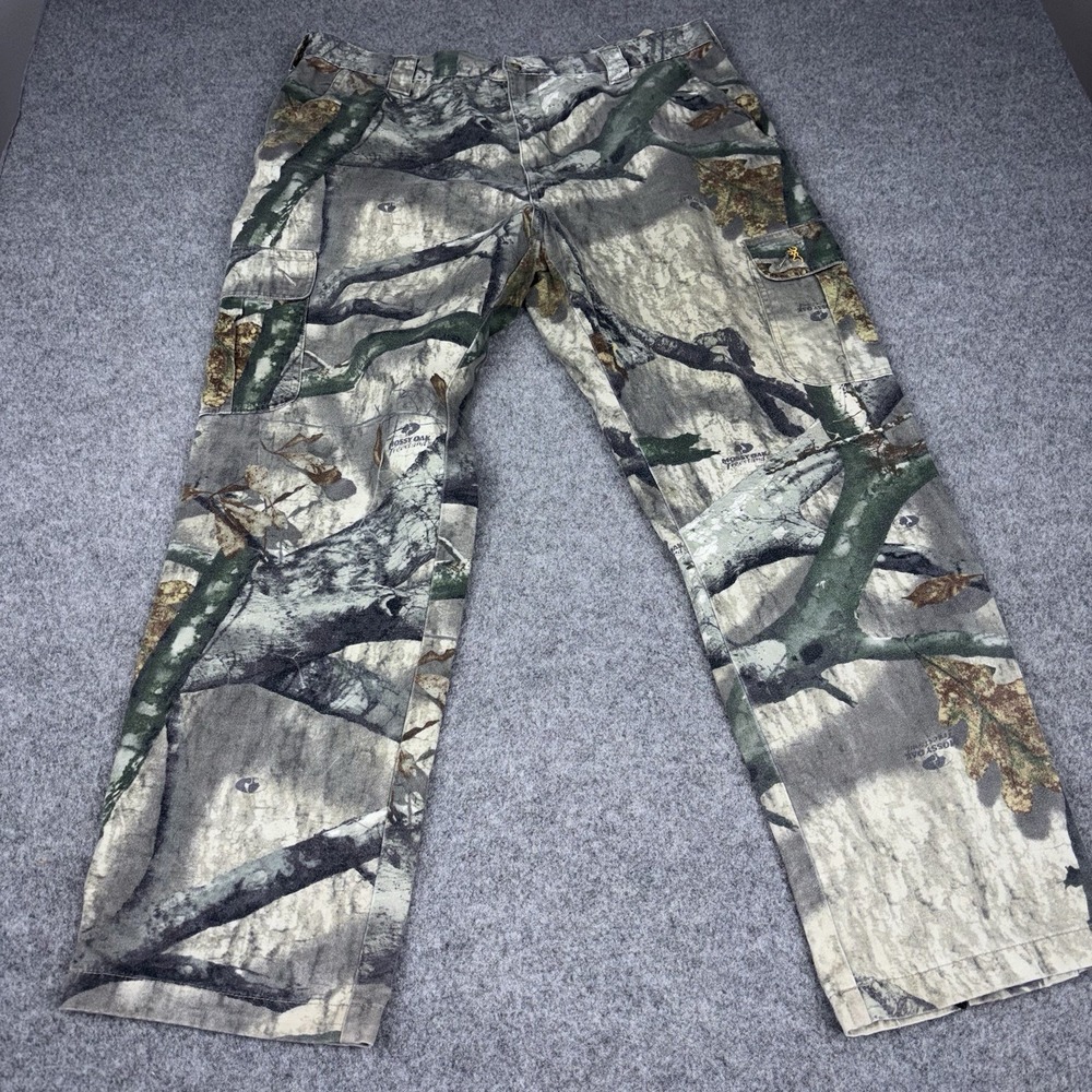 Browning Hunting Pants Mens Xl 40x32 Camo Outdoor Mossy Oak Tree Stand Cargo